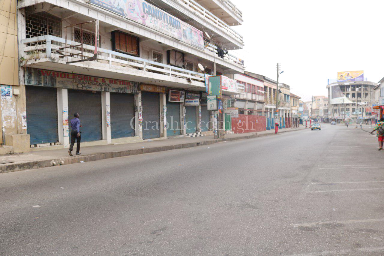Kumasi traders lock up stores to protest depreciating cedi