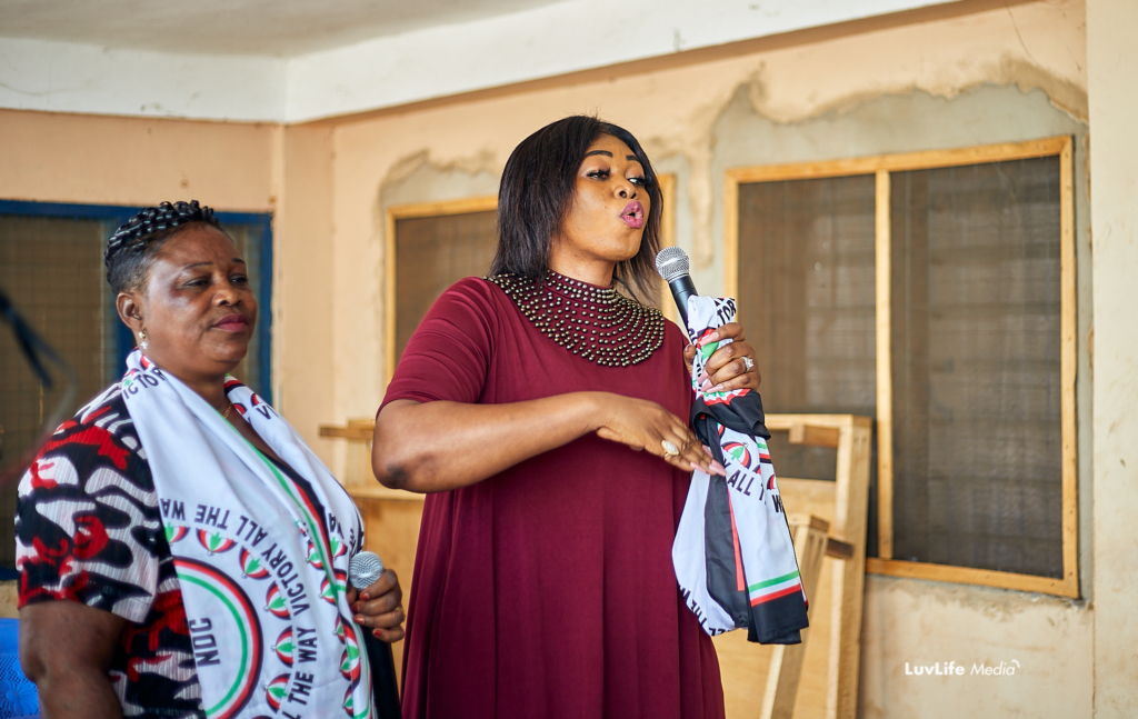 NDC Women’s Organiser feeds over 310 widows on Christmas