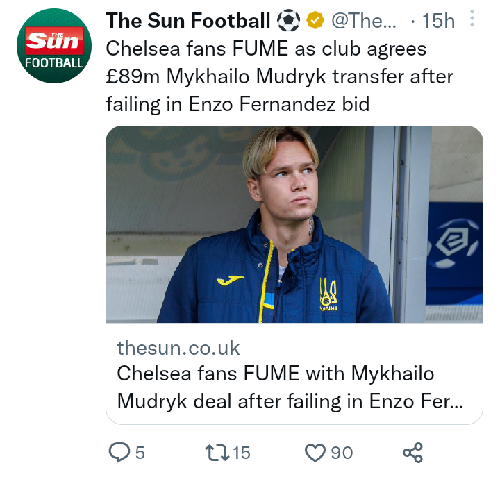 Chelsea: Fans not Happy With Mudryk Move After Boehly Intentionally Ignores Fan Favorite Signing
