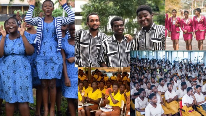 Top 7 Senior High Schools with the most beautiful uniforms in Ghana