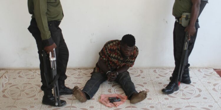Benue volunteer guard arrests suspect with firearm