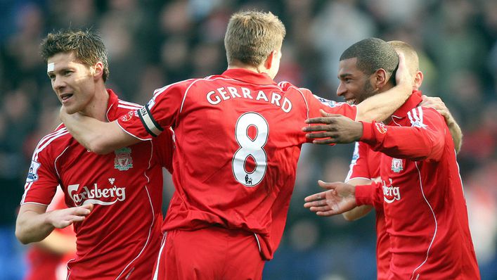 Ryan Babel (right) wants to see Xabi Alonso (left) become Liverpool's next manager