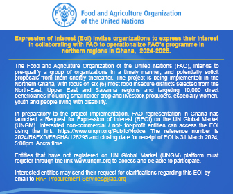 FAO Expression of interest
