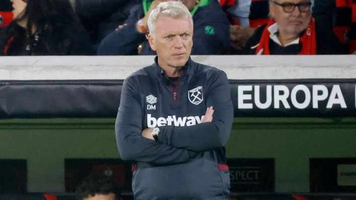 David Moyes' Hammers face a tough task trying to overturn a 2-0 first-leg deficit