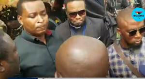 Watch as Wontumi weeps after file passing the remains of the late John Kumah –