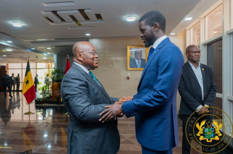 Senegal’s President Bassirou Faye On Working Visit To Ghana