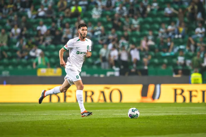 Goncalo Inacio of Sporting CP in action during the Liga...