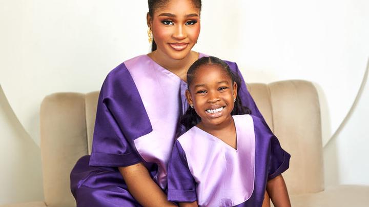 Boubou Design for Mummy and Daughter: A Stylish Bond