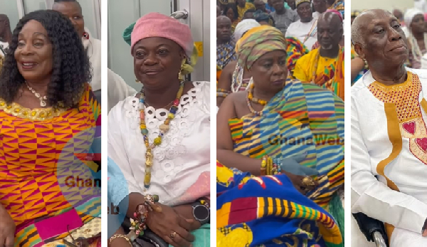 Maame Dokono, late Komla Dumor’s dad, others spotted in parliament for Dzifa Gomashie’s vetting