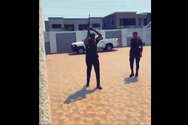 Watch moment Muntaka received a gun salute following his ministerial nomination