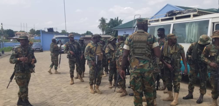 200 flee Nkwanta conflict as military and police patrol deserted streets