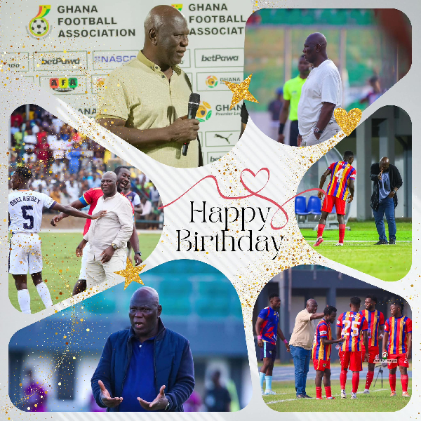 Watch how Hearts of Oak’s manager Aboubakar Ouattara celebrated his 66th birthday