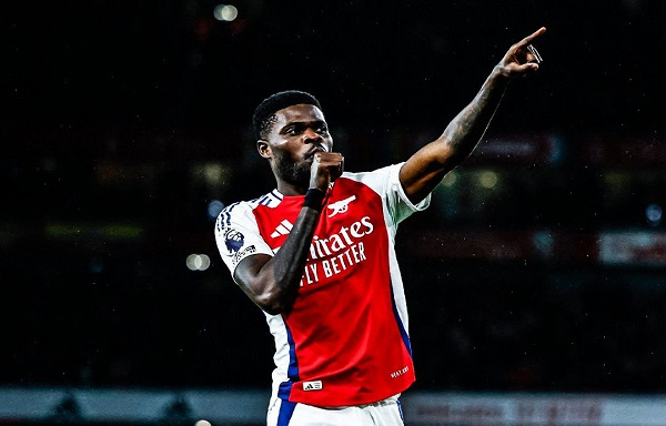 Thomas Partey climbs off the bench to help Arsenal secure 3-0 win against Din. Zagreb