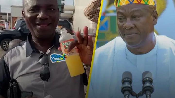 Appiah Footballer Introduce His Daughter To Dramani Mahama