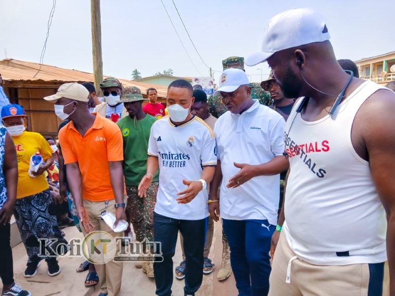 Effutuakwamanhene Leads Cleanliness Drive, Urges Community to Take Ownership