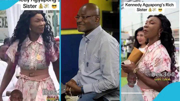 Kennedy Agyapong’s Elder Sister Betty Agyapong Steals The Show With Dance Moves At An Event