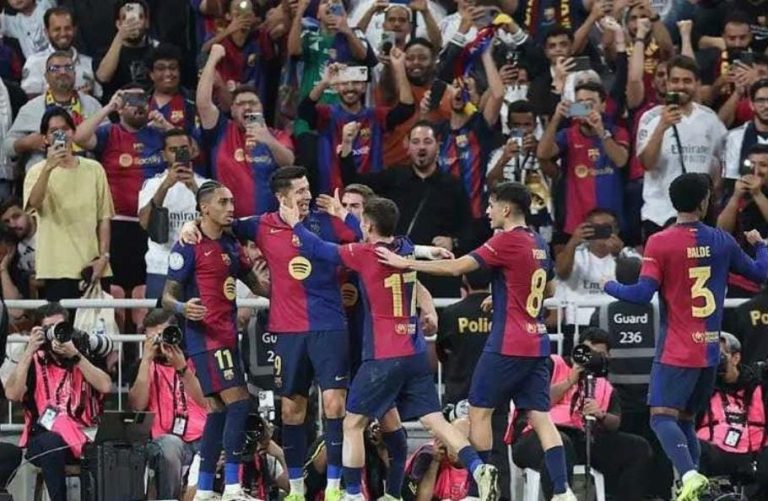 Barcelona Thrash Real Madrid 5-2 To Claim Spanish Super Cup in Saudi Arabia