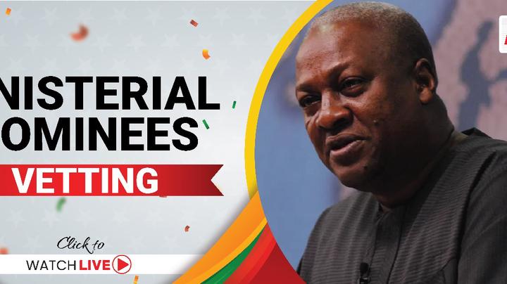 Vetting of Ministerial Nominees; Haruna, Agbodza, Opoku Face Parliament