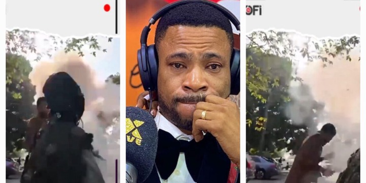 Watch how Kofi Adoma was shot in the face