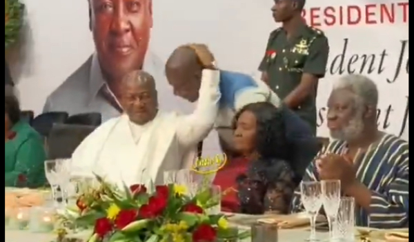Watch what John Mahama did to Appiah Stadium during the presidential dinner