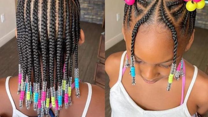 Beautiful Cornrow Hairstyles For Kids