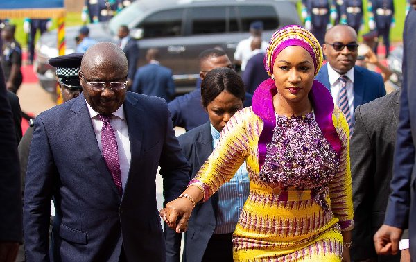 The amazing moment NDC supporters cheered on Bawumia at presidential inauguration