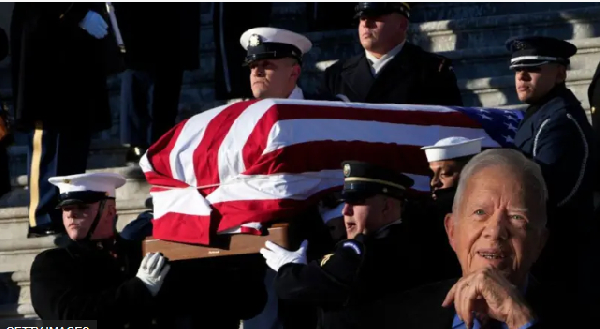 Trump, Biden and Obama honour former President Jimmy Carter at state funeral