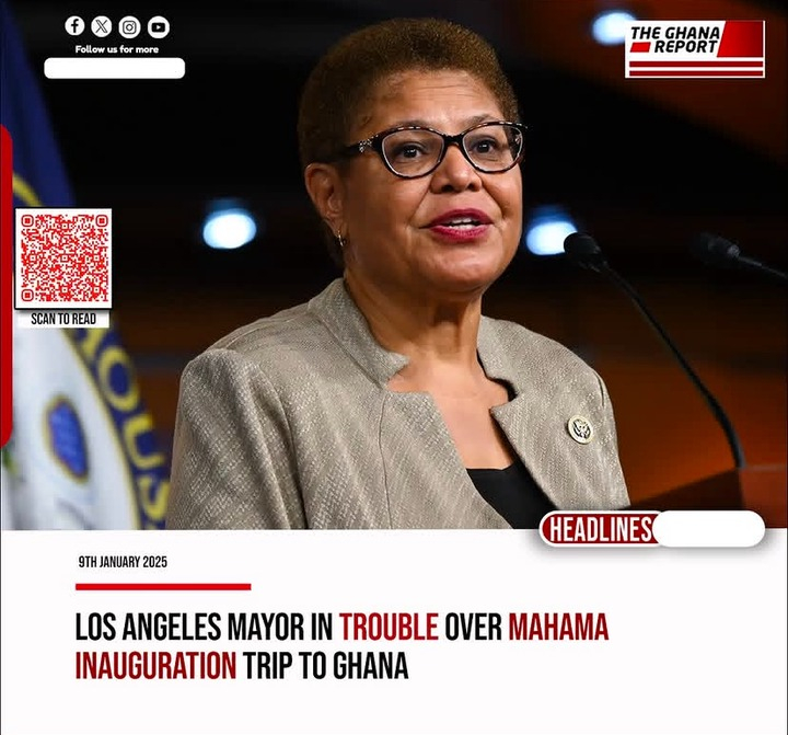 Los Angeles Mayor in Trouble Over Mahama’s Inauguration Visit to Ghana; The Backlash Continues.