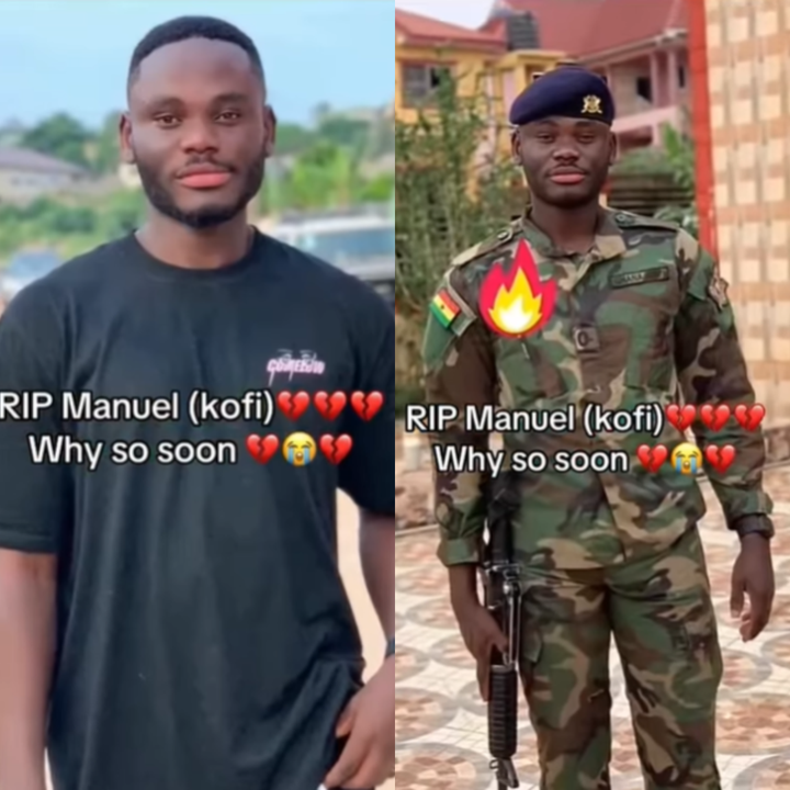 Tears Flow as Young and Handsome Ghanaian Soldier, Emmanuel Danso Mysteriously Dies after Alleged Poisoning