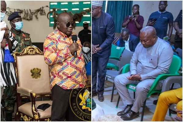 A ‘staggering’ difference of tales between Akufo-Addo and Mahama