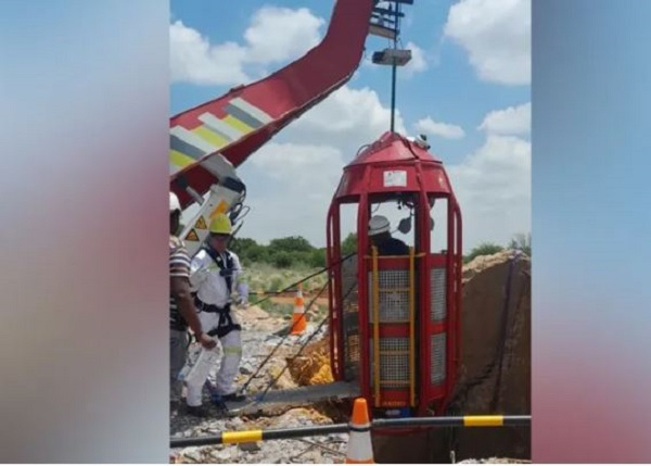 Dead bodies seen in videos from South African mine