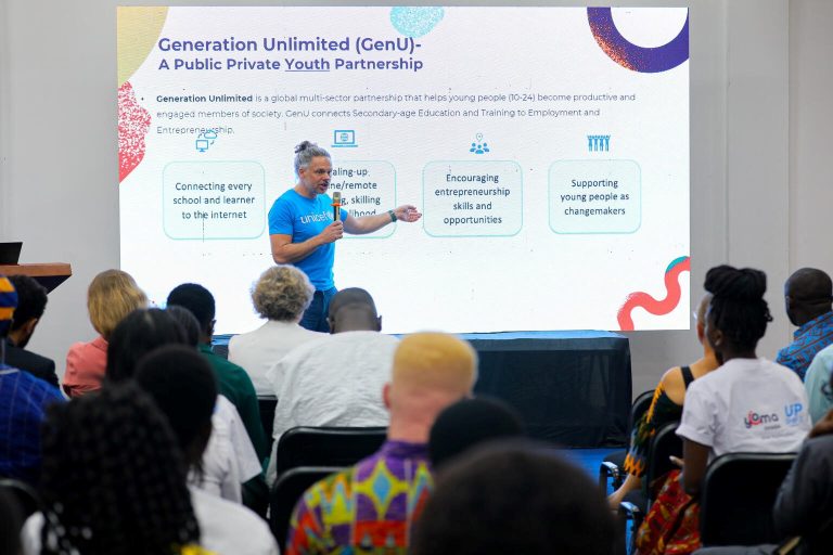 UNICEF and partners launch Yoma to empower Ghanaian youth with learning and employment opportunities