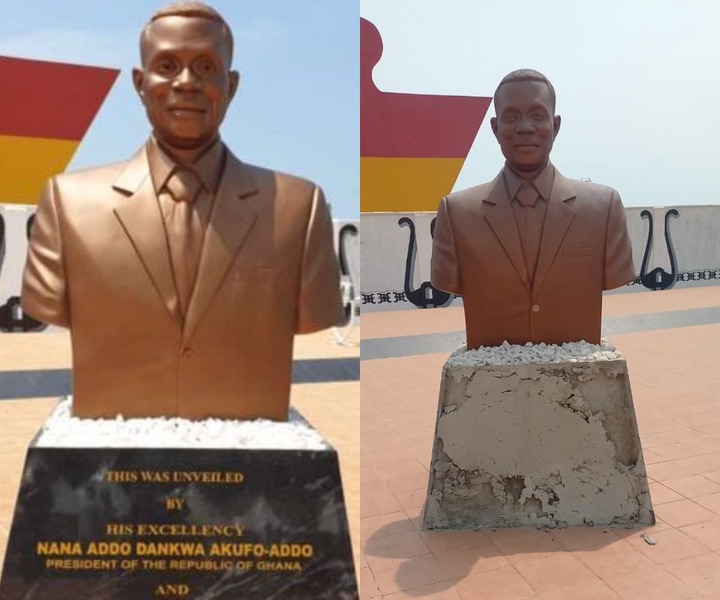 It is well with my soul – Anyidoho responds to damage at Mills’ memorial