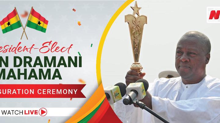 (WATCH LIVE) John Mahama’s Inauguration
