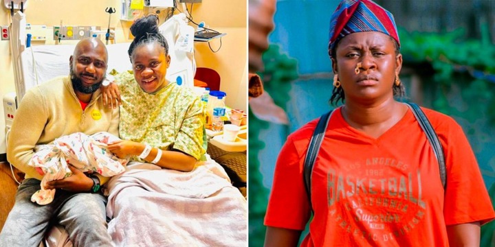 Olayinka Solomon welcomes baby boy with hubby