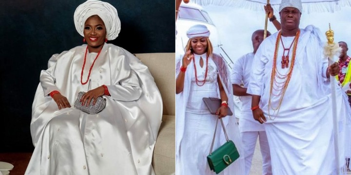 “You are my greatest blessing” – Olori Ashley tells Ooni of Ife as she appreciates him in heartfelt note