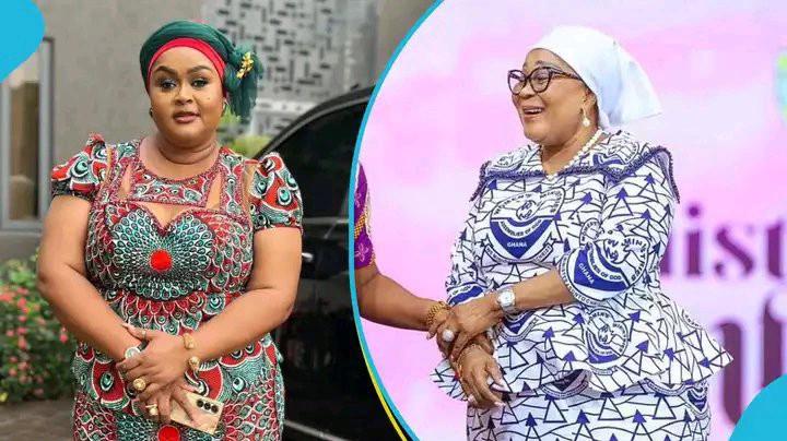 Heart-warming Moment Between First Lady Lordina Mahama and Actress Vivian Jill