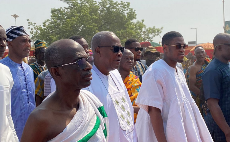 Photos: Mahama at first Akwasidae Festival in 2025
