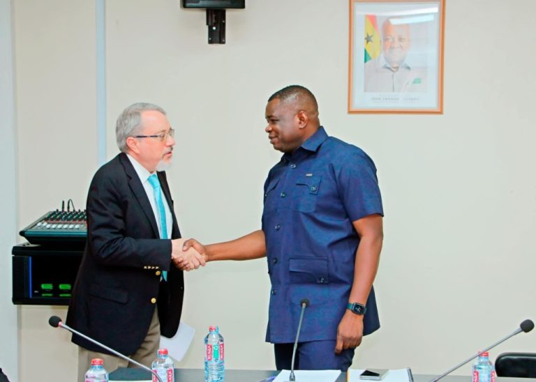 World Bank delegation pays courtesy call on Roads Minister Kwame Agbodza