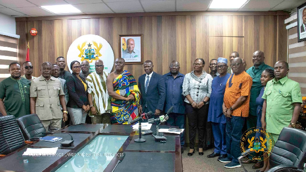 Minister of Lands inaugurates 18-Member Technical Committee to sanitise mining sector