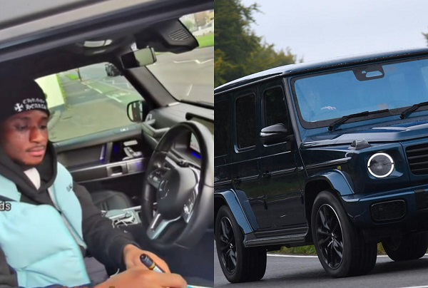 Watch video of Kudus driving 2025 G-Wagon worth £140,000