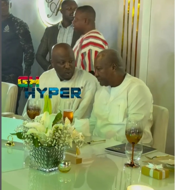 Video Causes Stir as President Mahama and His Brother, Ibrahim Spotted Together at an Event