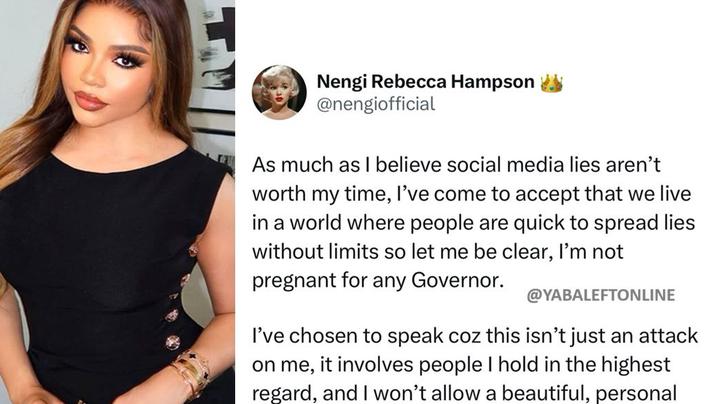 Nengi Breaks Silence on Pregnancy Rumours