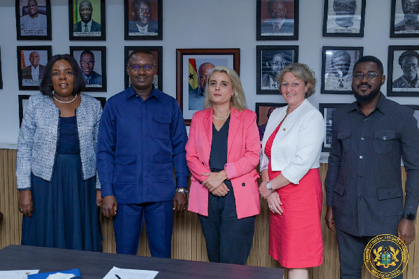 Swiss Ambassador pays courtesy call on Minister of Energy John Jinapor
