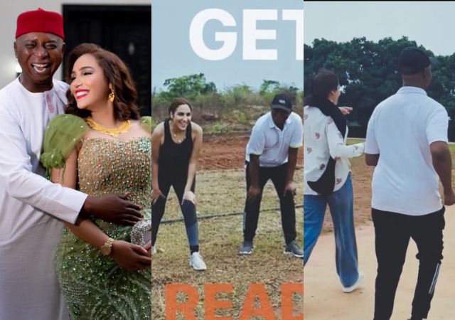 Fresh Video Of Ned Nwoko And Wife, Laila Charani Trends Online