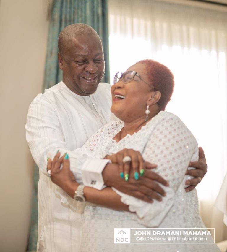 President Mahama’s Heartfelt Valentine’s Message To Wife Goes Viral; Find Out What He Said