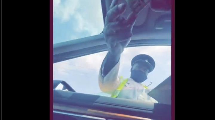 Pour Libation and Go” – An MTTD Officer After Checking the License of a Private Vehicle Owner