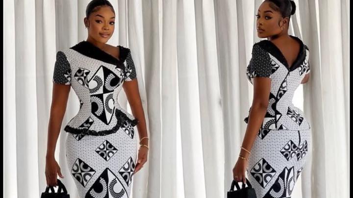 Funeral skirts and blouses – kaba and slit styles