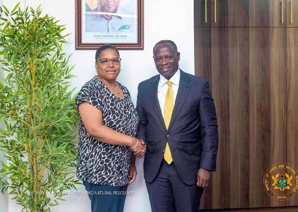 Ghana and Canada commit to sustainable mining as lands minister meets Canadian High Commissioner