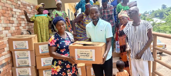 Joana Gyan Cudjoe supports physically-challenged individuals at Amenfi Central